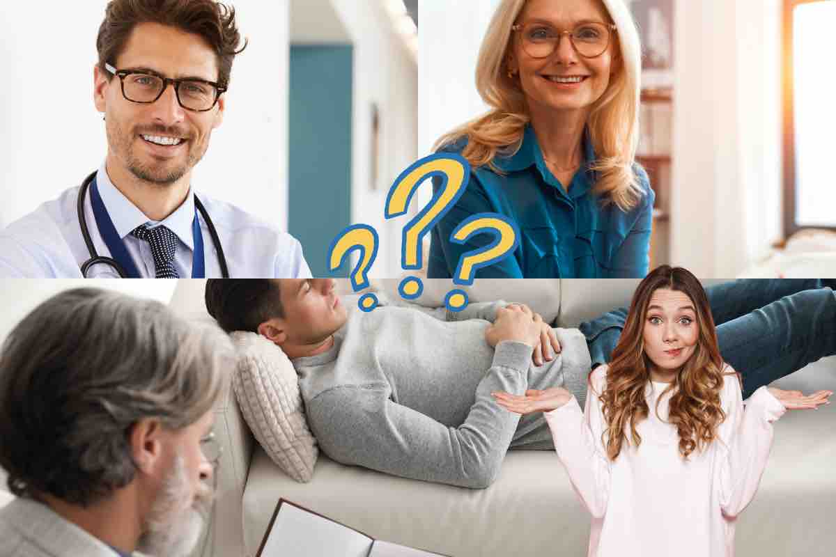 Psichiatra, psicologo o psicoterapeuta